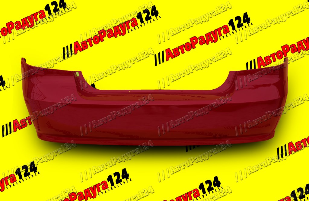 Фотография Бампер задний Chevrolet Aveo, Шевроле Авео седан (2006-2012) (T250) Flame Red (06U)